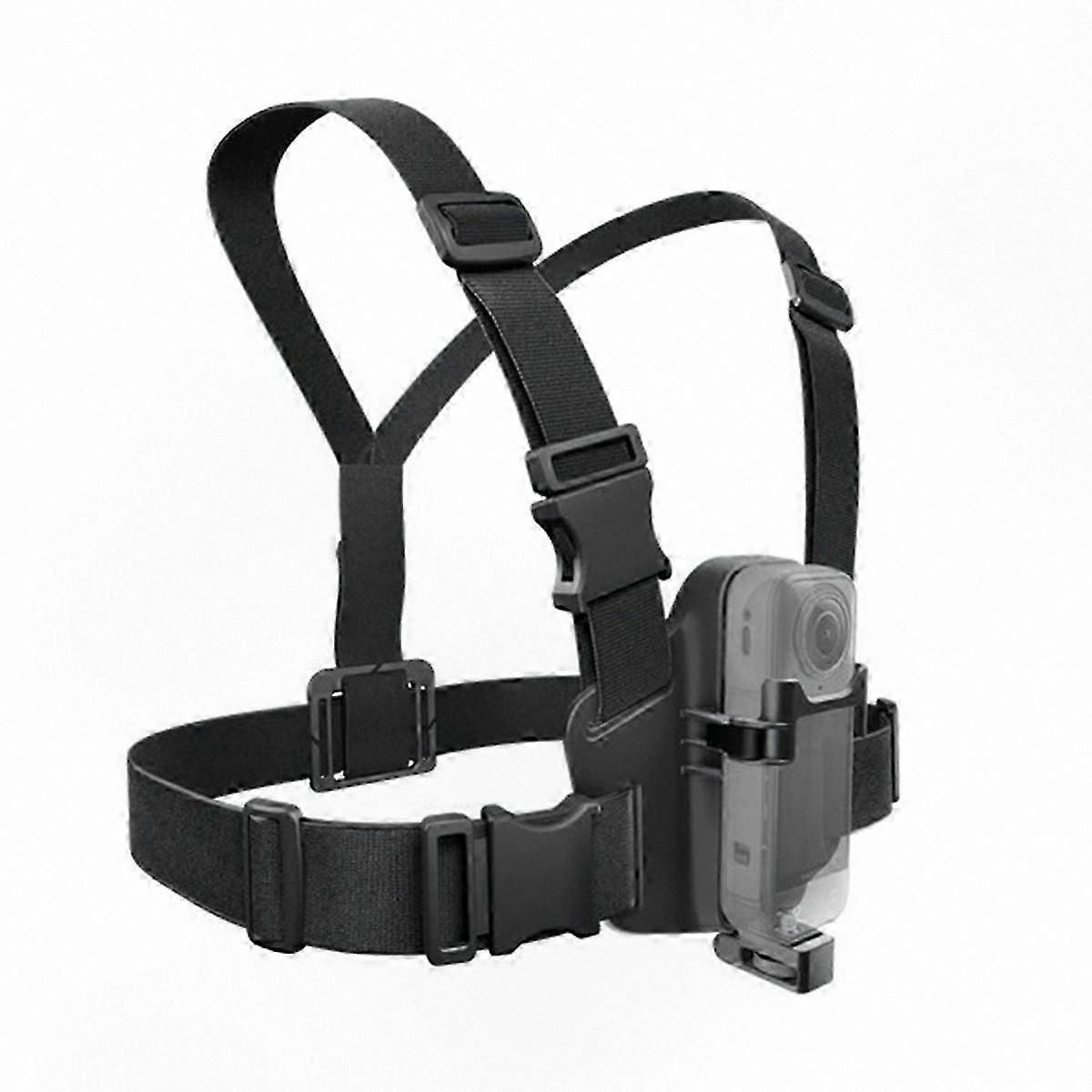 Customizable Chest Strap Mount for Enhanced Harness Stability
