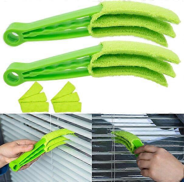 Cleaning brushes, 2-piece set, suitable for cleaning multiple items such as blinds