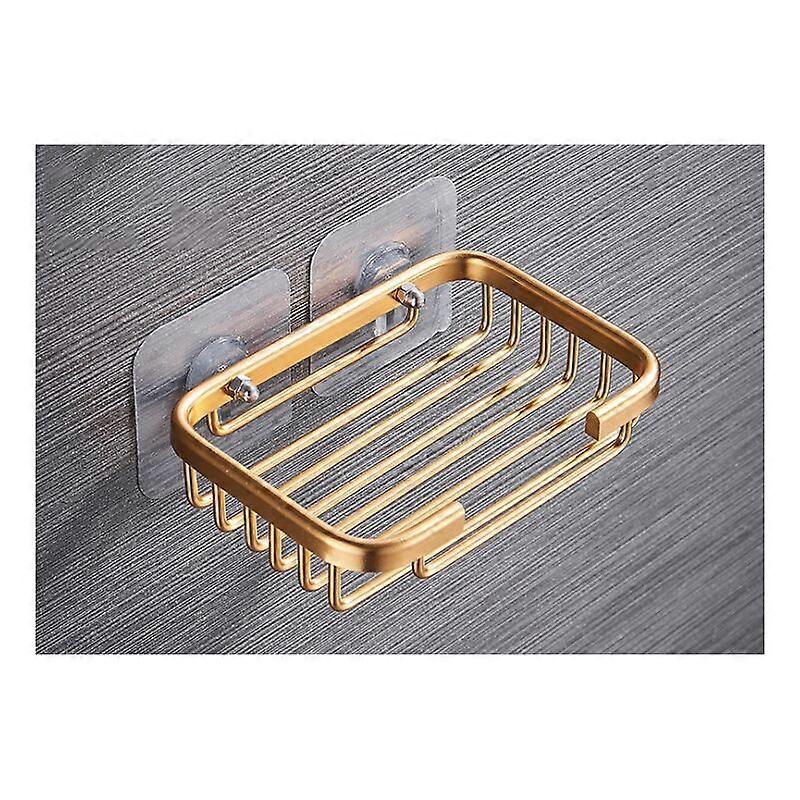 Wall-mounted soap dish Non-perforated and non-marking suction Wall-mounted soap net (titanium soap net)