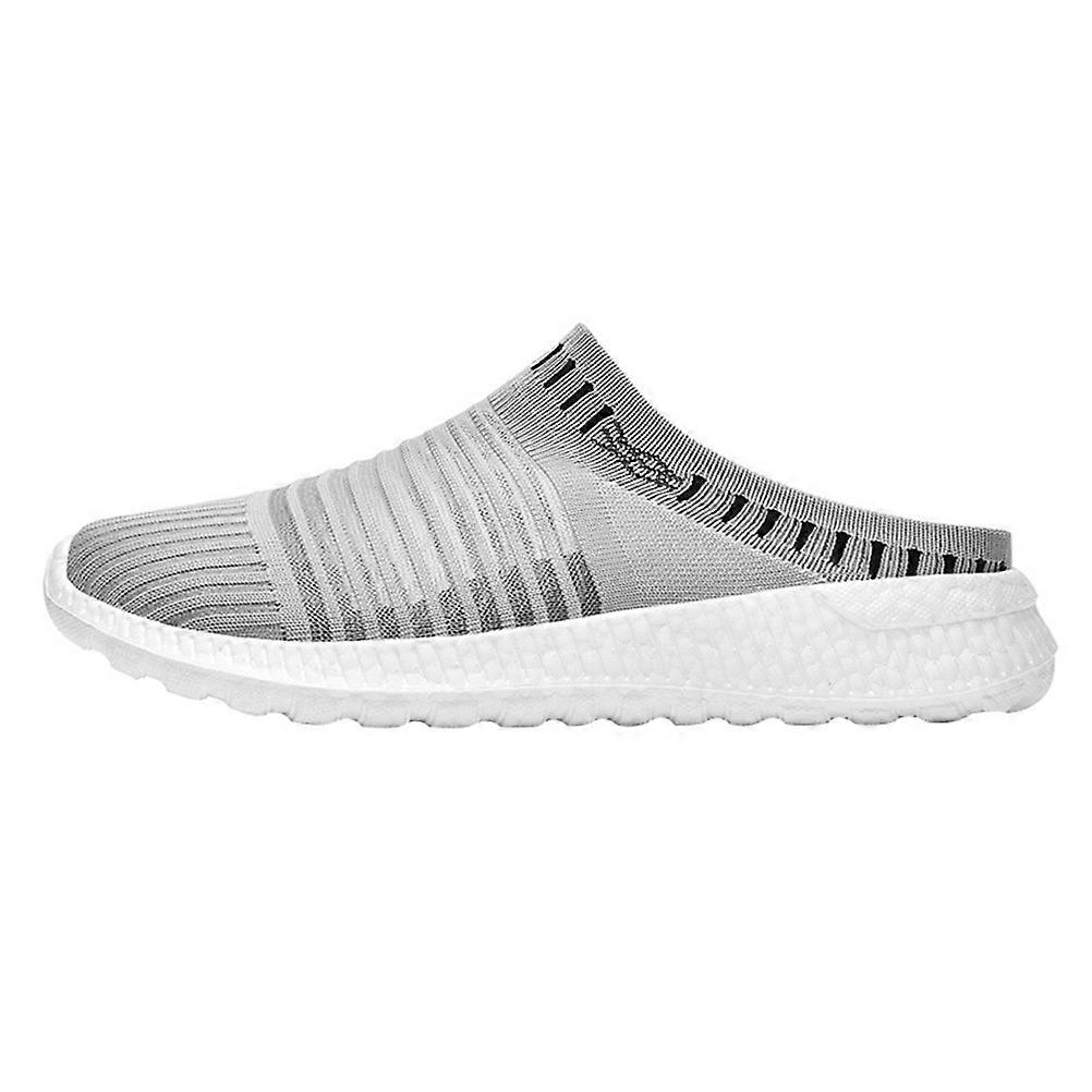 Mesh Slippers Breathable Walking Shoes with PU Sole for Outdoor Use 1Pair