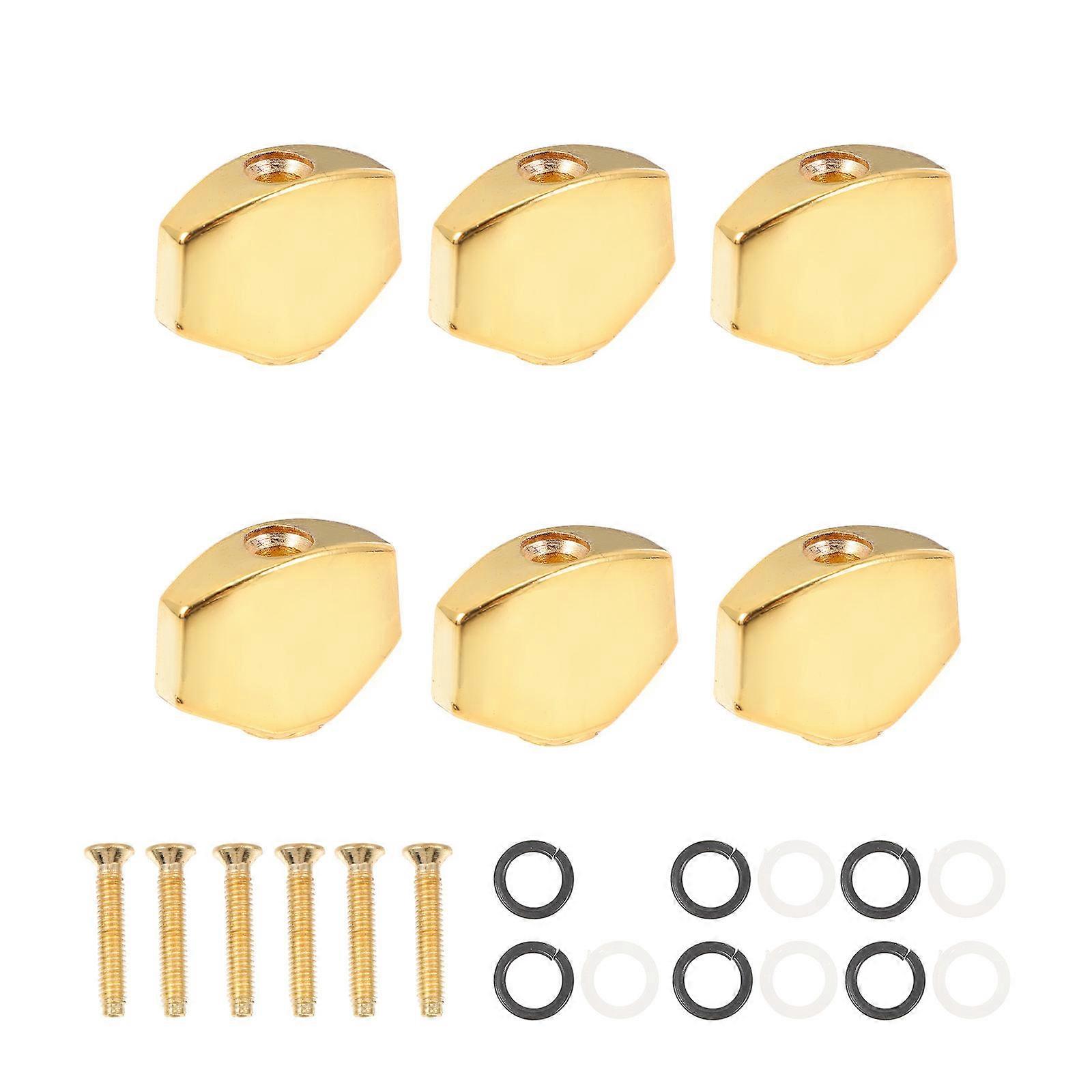 6 Sets Stringed Instrument Handles Strings Turner Caps String Functions Handles