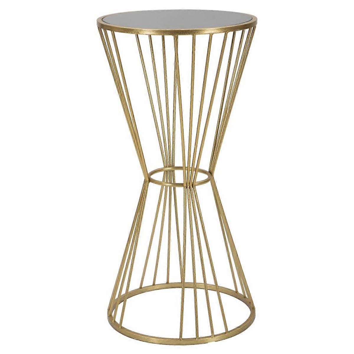 MF590 Table, Or, Métal, 40x40x80 cm