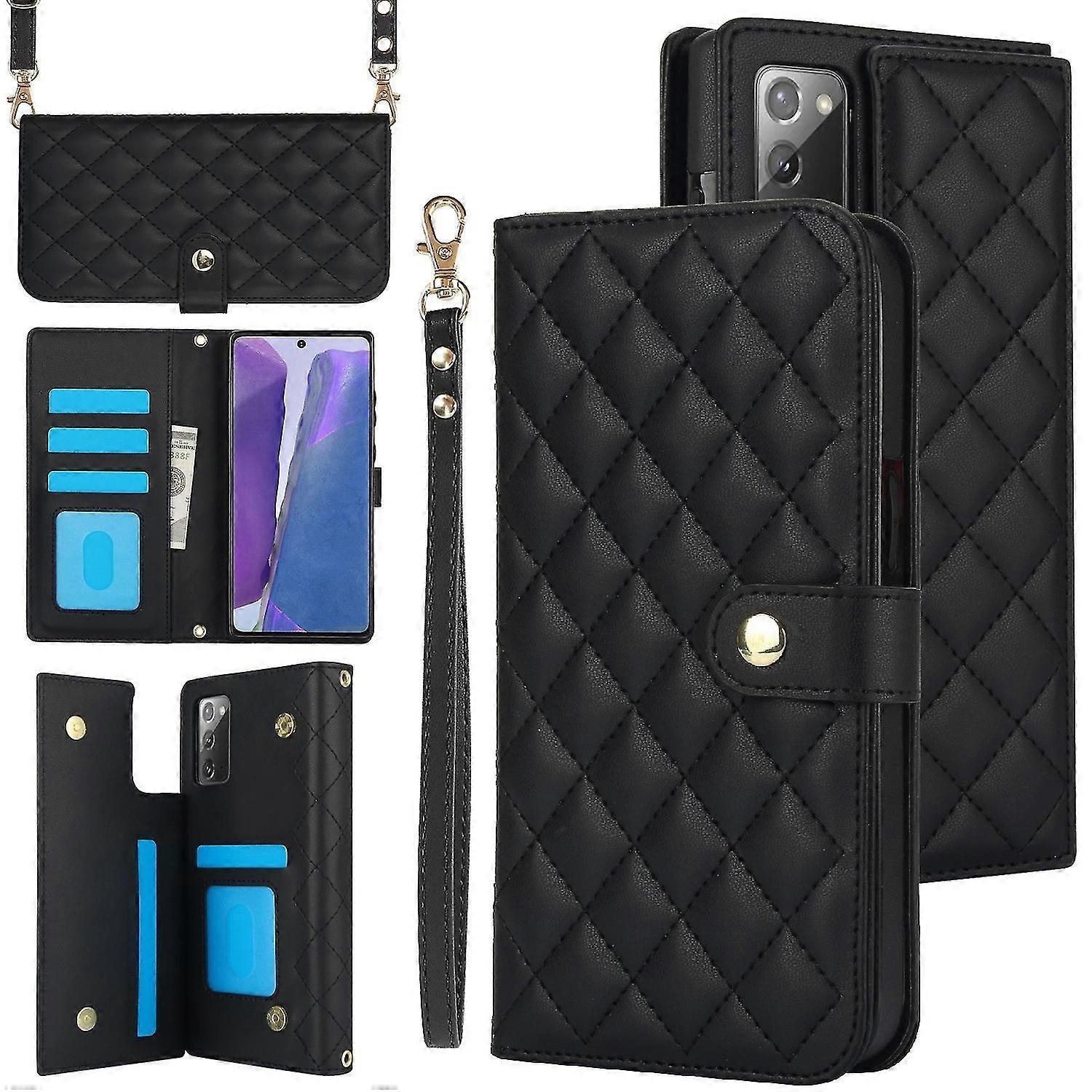 Rhombic Leather Case For Samsung Galaxy Note20