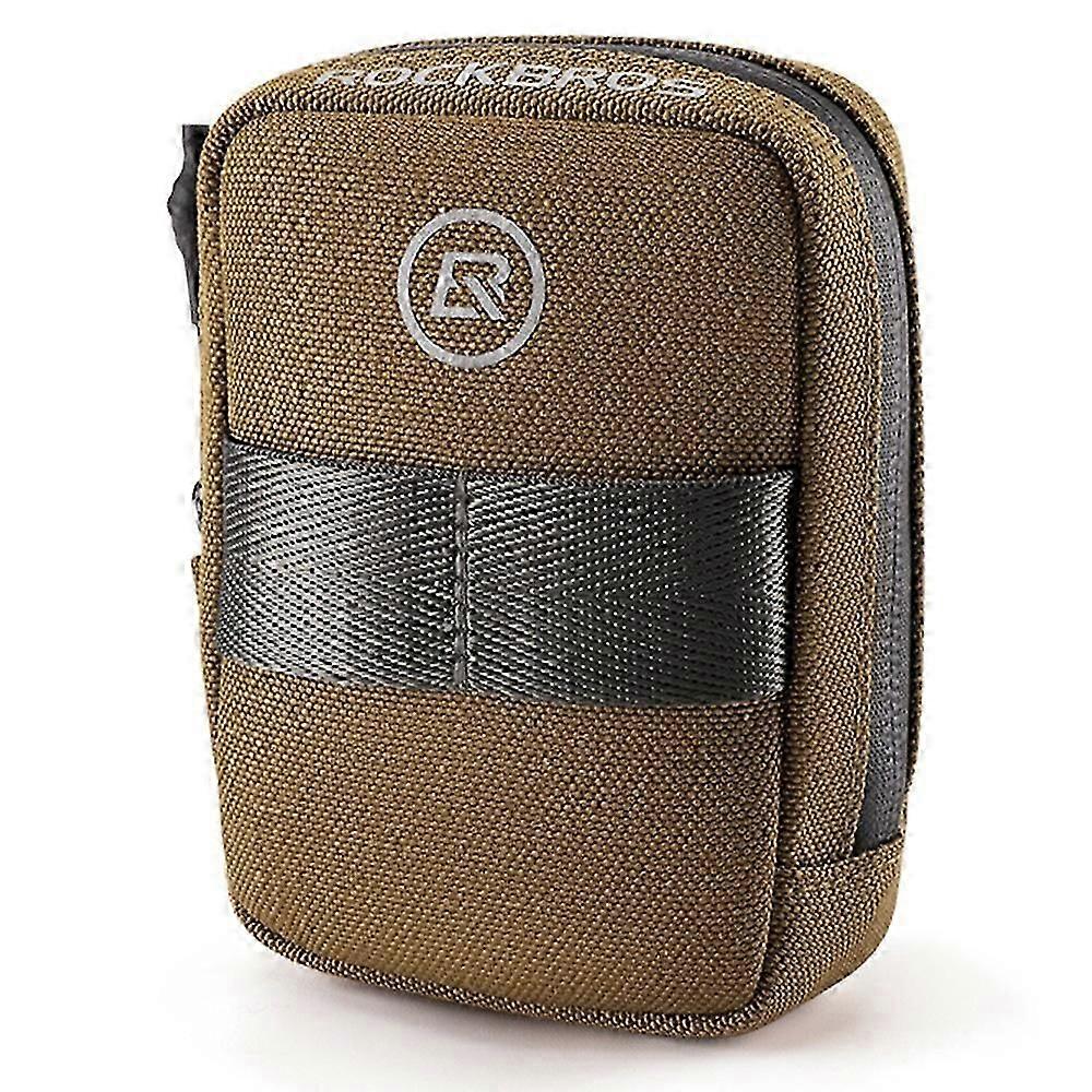 ROCKBROS Mini Bicycle Saddle Bag Lightweight 0.35L Bike Bag Portable Multi function Cycling BagArmy