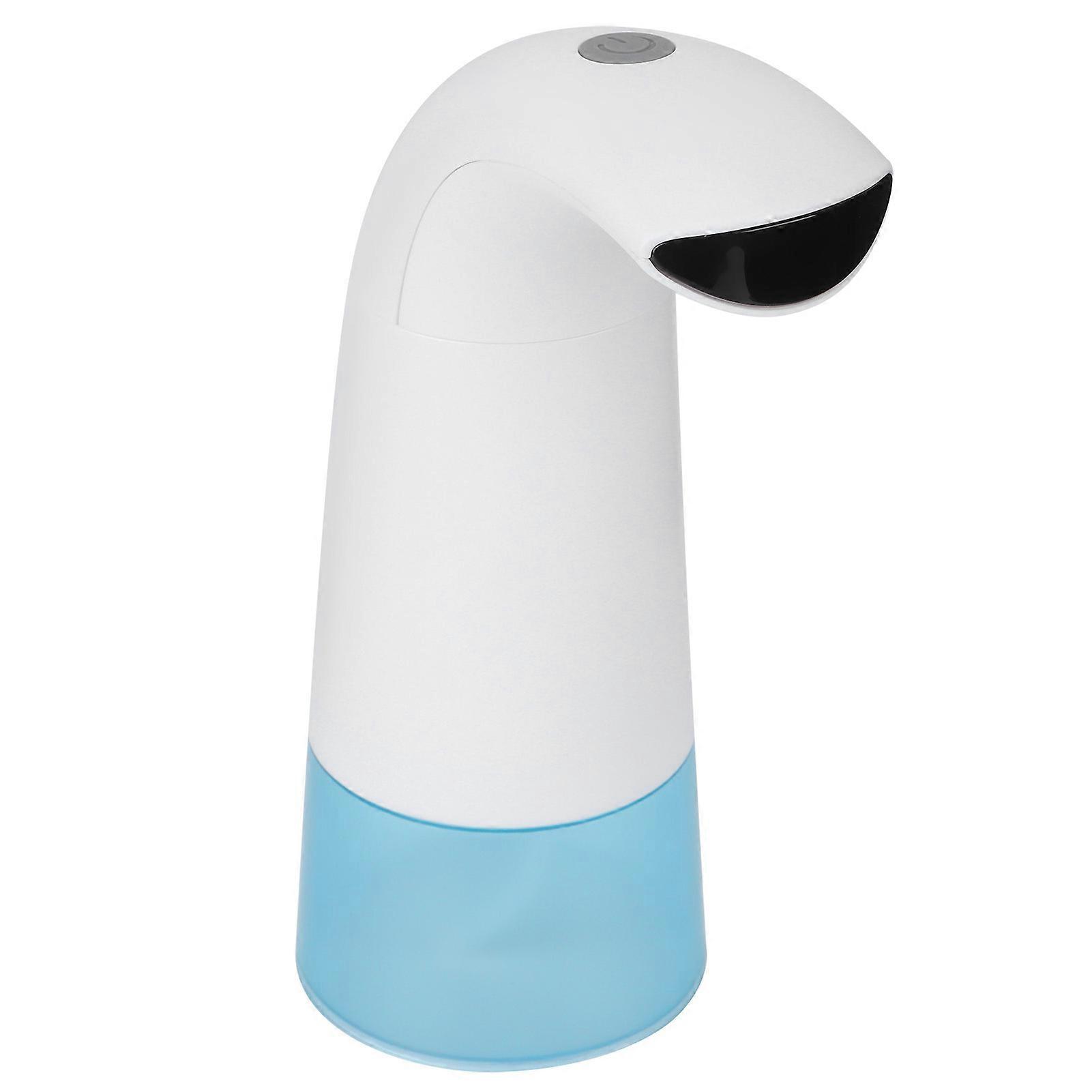 280ml Automatic Induction Soap Dispenser, 21cm, White & Blue