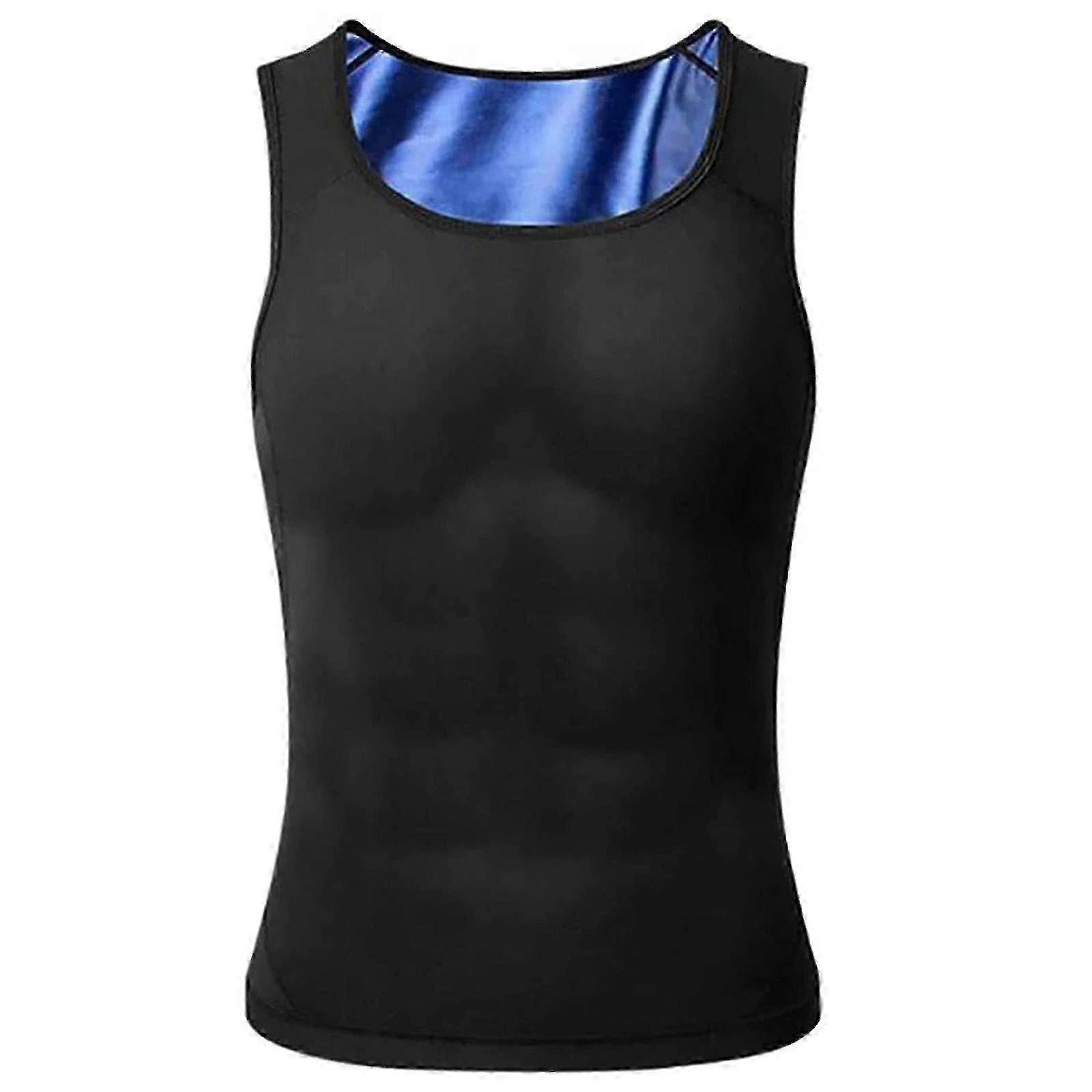 Compression Workout Tank Top for Men with Gynecomastia Support