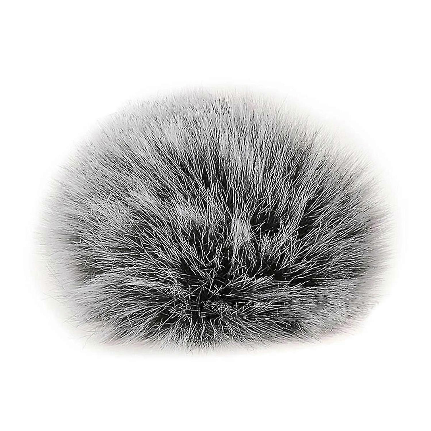 1Pcs Microphone Windscreen Outdoor Cover Windshield Muff Wind Shield for MIC Transmitter Wireless System Black-White