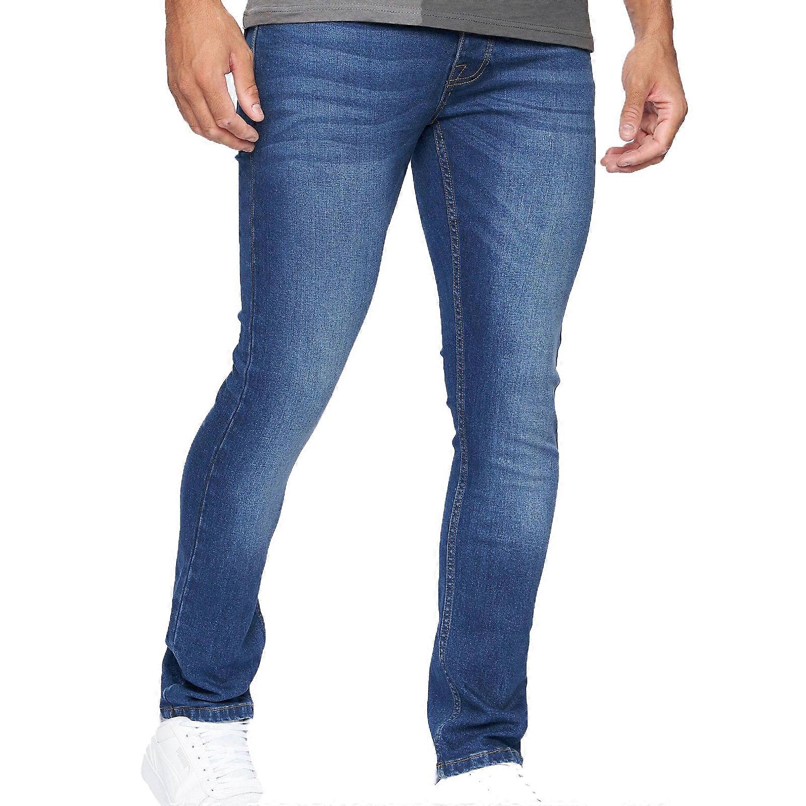 Crosshatch Buraca Slim Fit Jeans Stone Wash