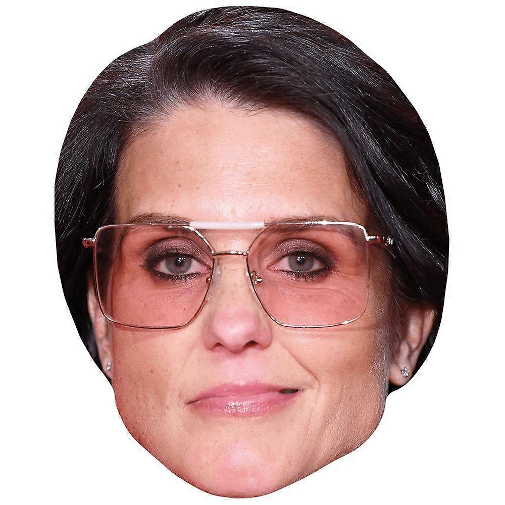 Heather Peace (Tinted Glasses) Celebrity Mask, Flat Card Face