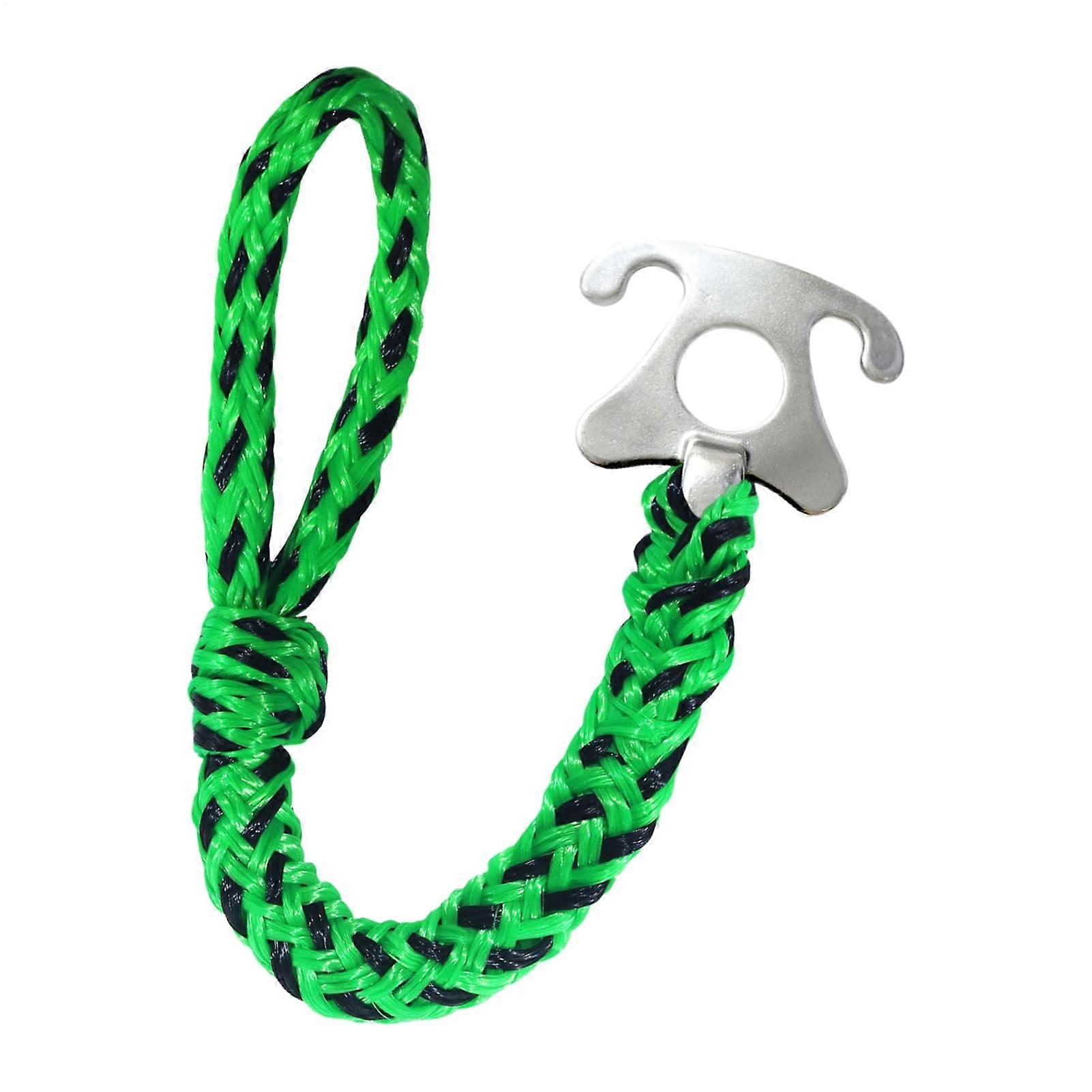 Boat Tow Harness 22.24Inch Water Ski Rope Nylon Tow Line Stainless Steel Fastener HeavyDuty Docking Wakeboarding Green