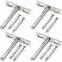 Metal Brackets for Floating Shelf 79mm Floating Shelf Bracket Used for Hidden Wall Bracket Wooden Bracket - 4Pcs