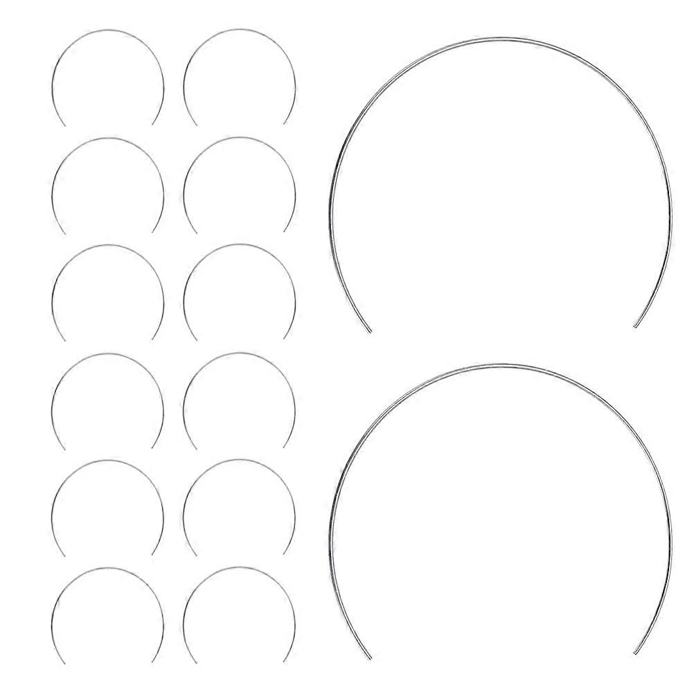 Metal Craft Hoops Half Circle Ring for DIY 45Pcs Creative Iron Hoops