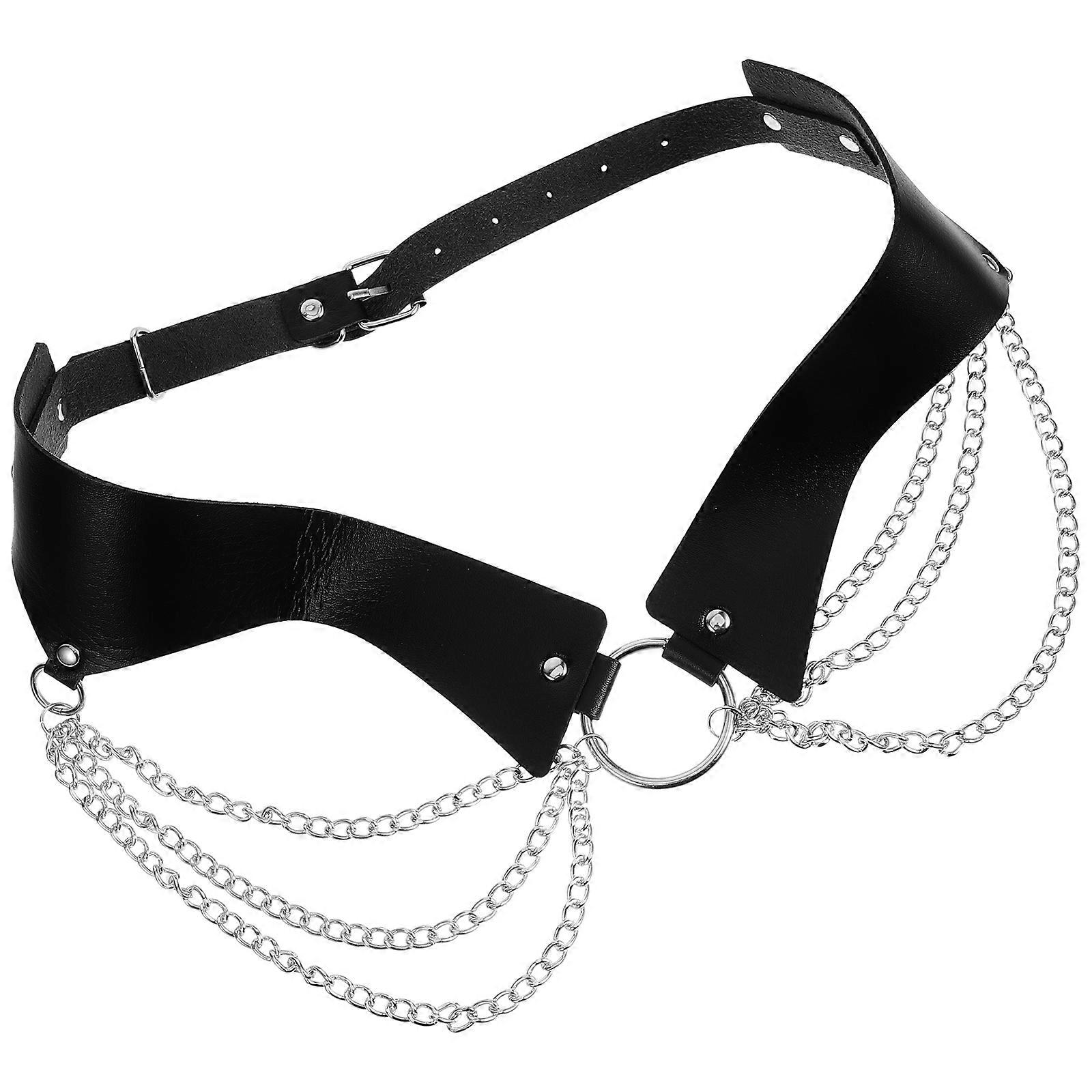 Metal Waist Chain Punk Belt for Decoration Delicate Retro Style