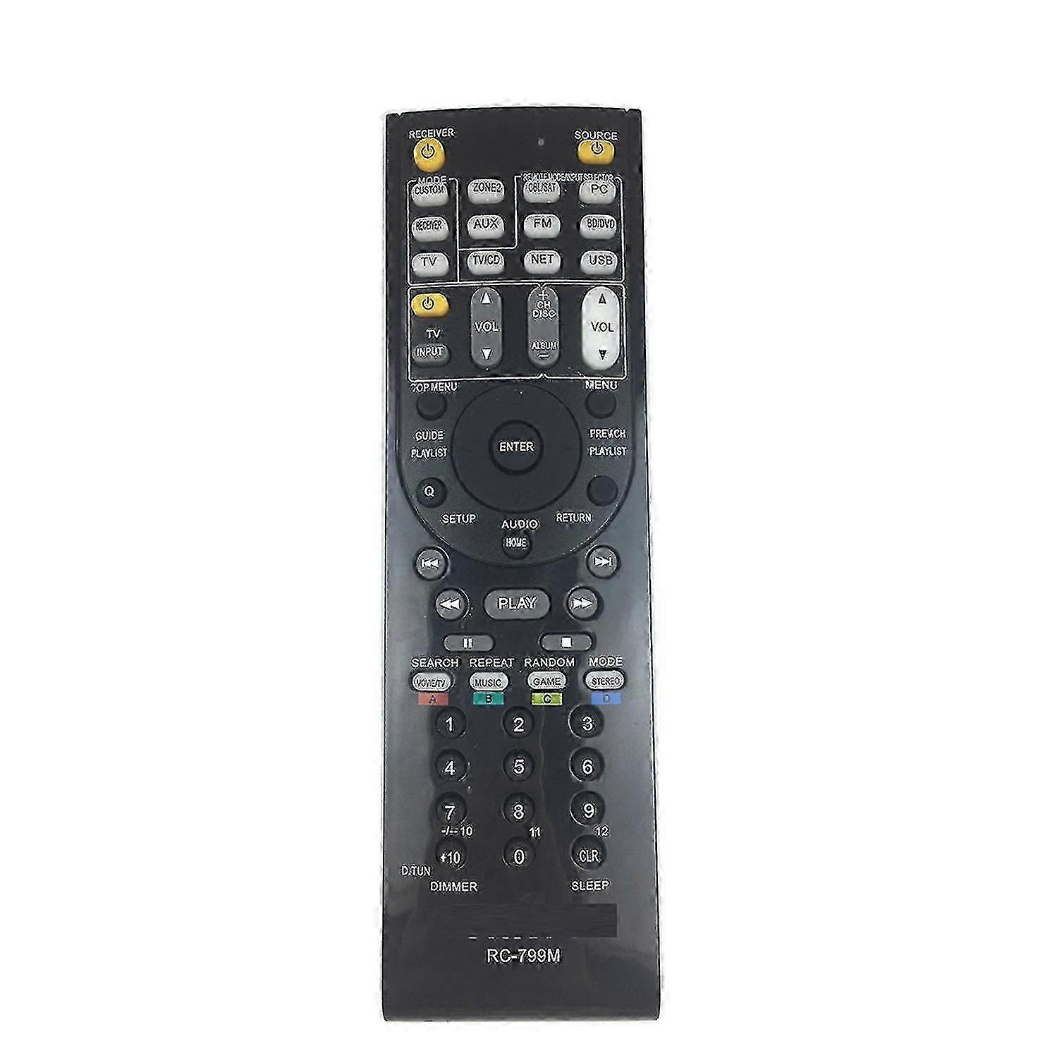 Fjernbetjening til Onkyo Av Rc-834m Rc-799m Rc-737m /rc-735m Rc-765m Tx-nr414 Tx-nr515 Tx-nr717 Tx-sr507s Tx-sr507 Av Receiver