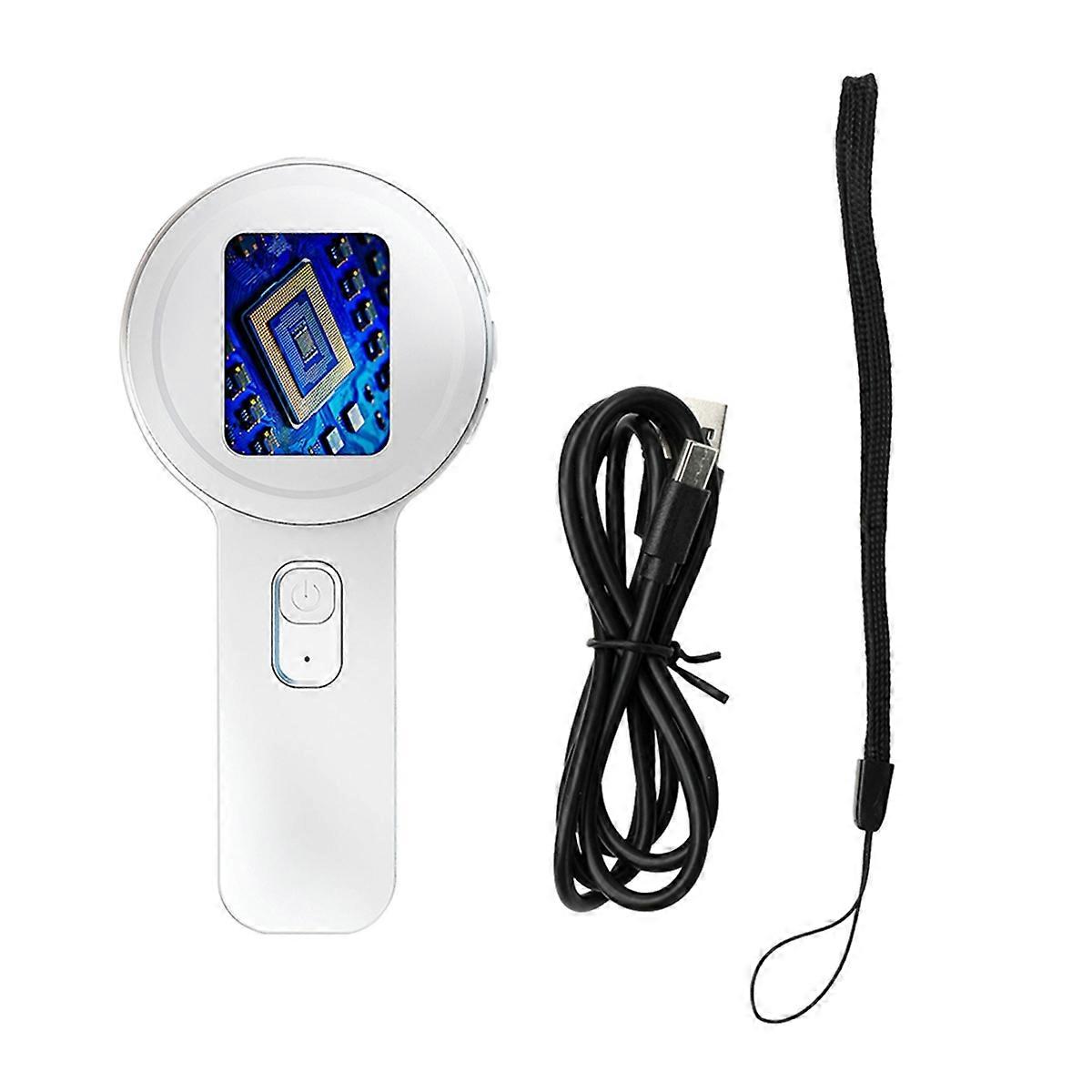 Electronic Digital Microscope 20X High-Definition 2 Inch Microscope with Light Handheld Magnifying