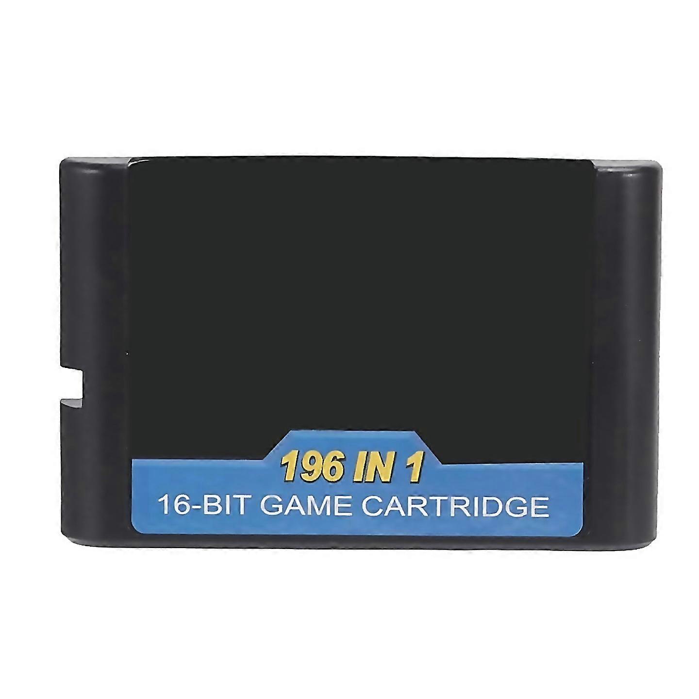 For 196in1 Games For 16bit Game Cardblack