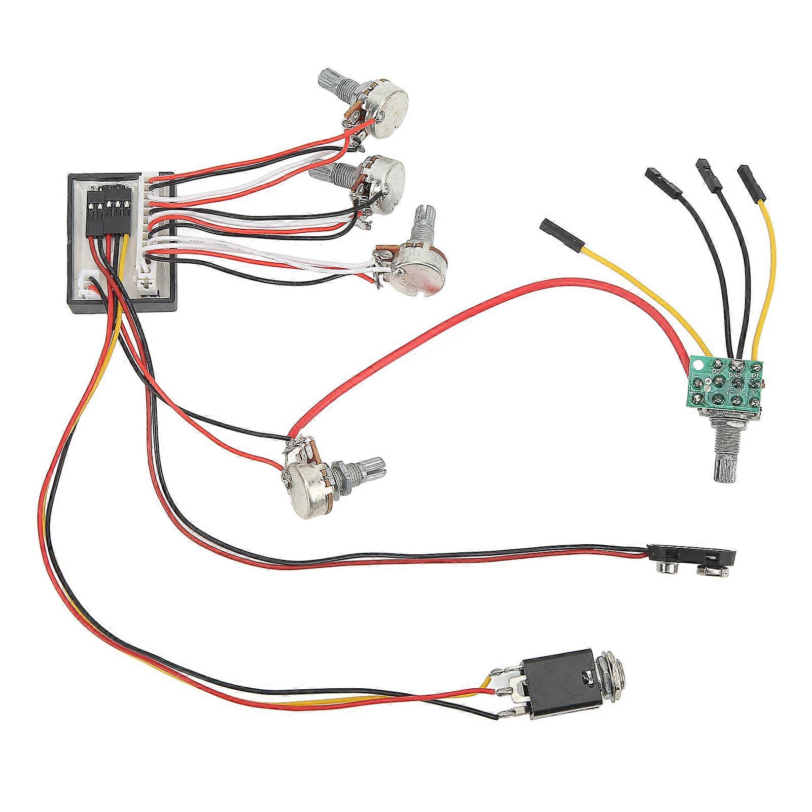 3-vägs förstärkare ledningsnät Power Circuit Kit för gitarrbas