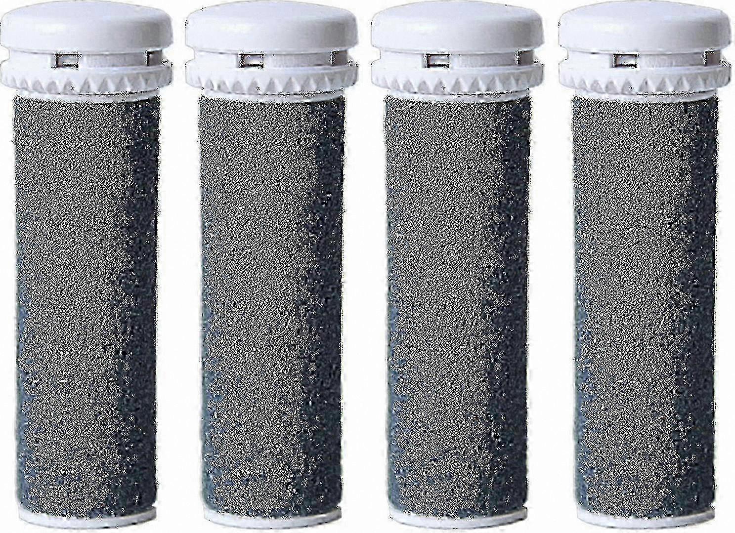 Set of 4 Coarse Grain Micro Pedi Rollers for Foot File Replacement