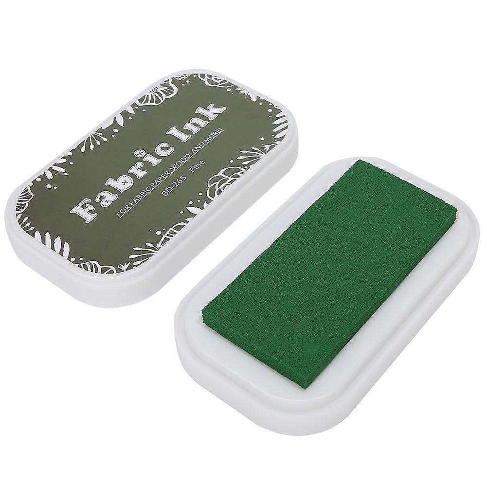 Restore Style Sponge Colored Ink Pad DIY Accessories for Rubber Stamp Paper ClothBD-265 Pine Green