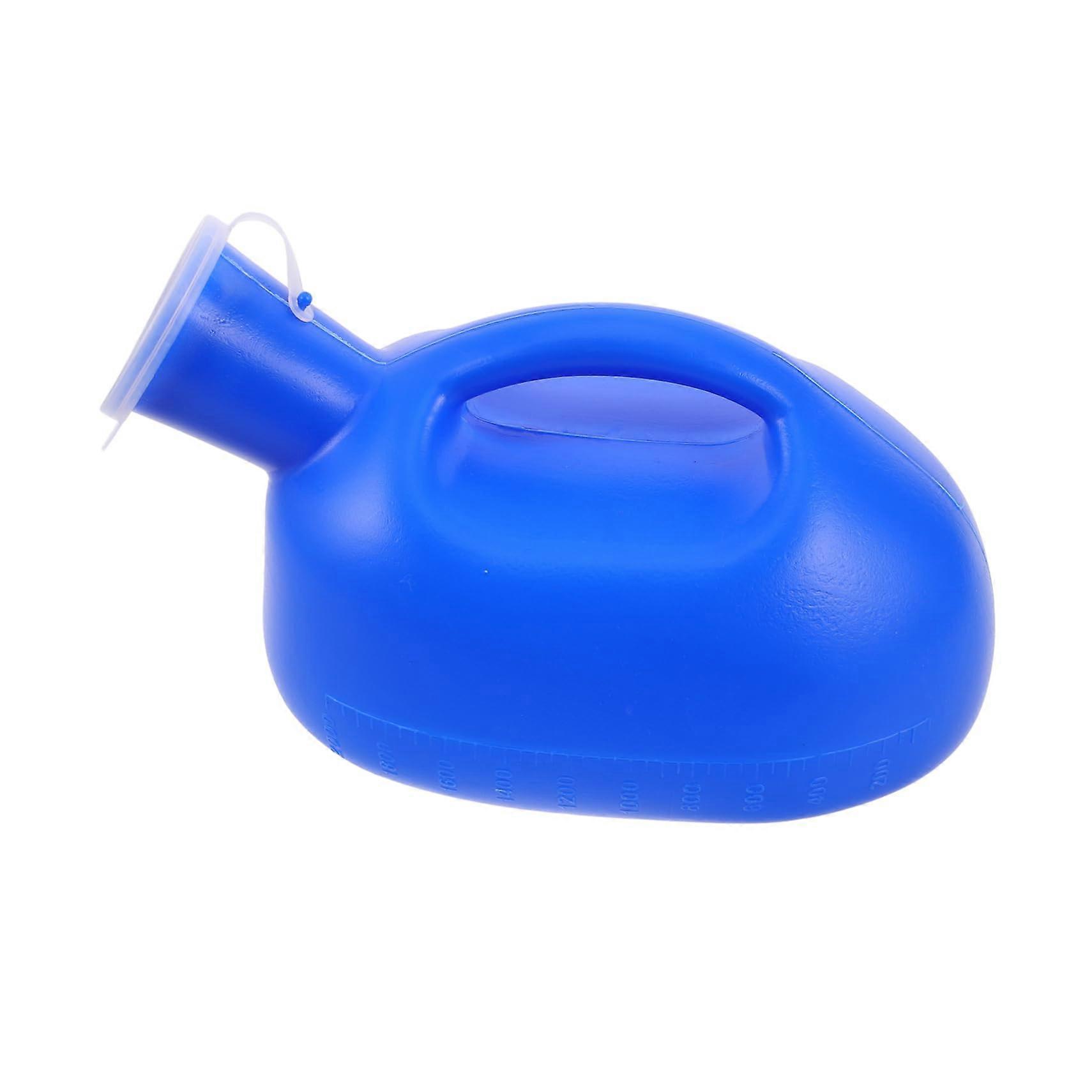 Portable Thickened Urine Bottle For Men 2000ml Capacity Plastic Urinal With Lid For Elderly Daily Use Travel Camping