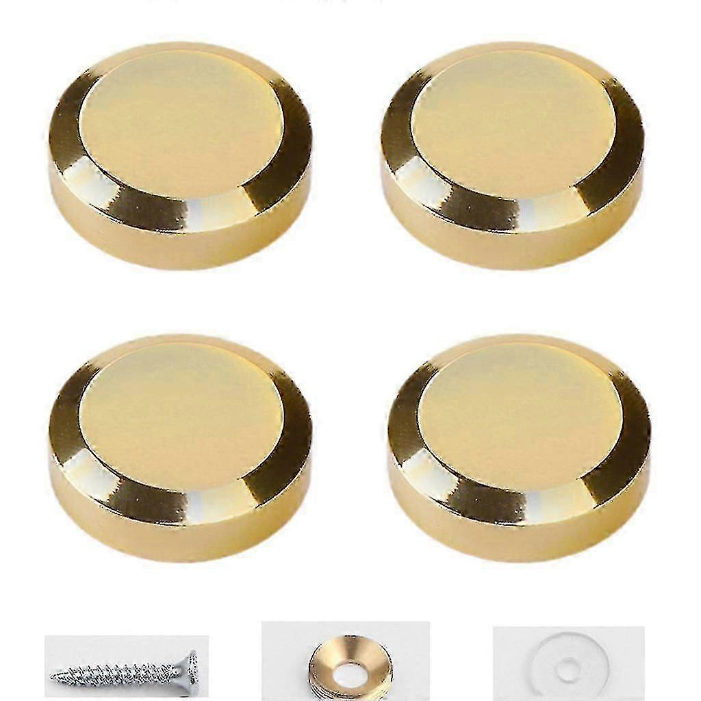 Set of 4 Mirror Holder Clips with Screws for Secure Glass Retaining and Decorative Hanging