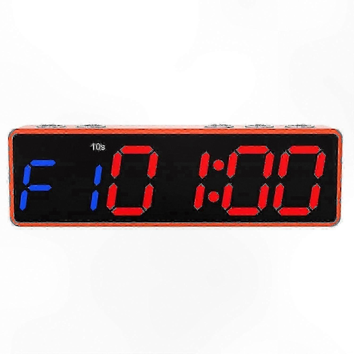 Adjustable Interval Timer for Fitness Routines, Countdown and Count-Up Display