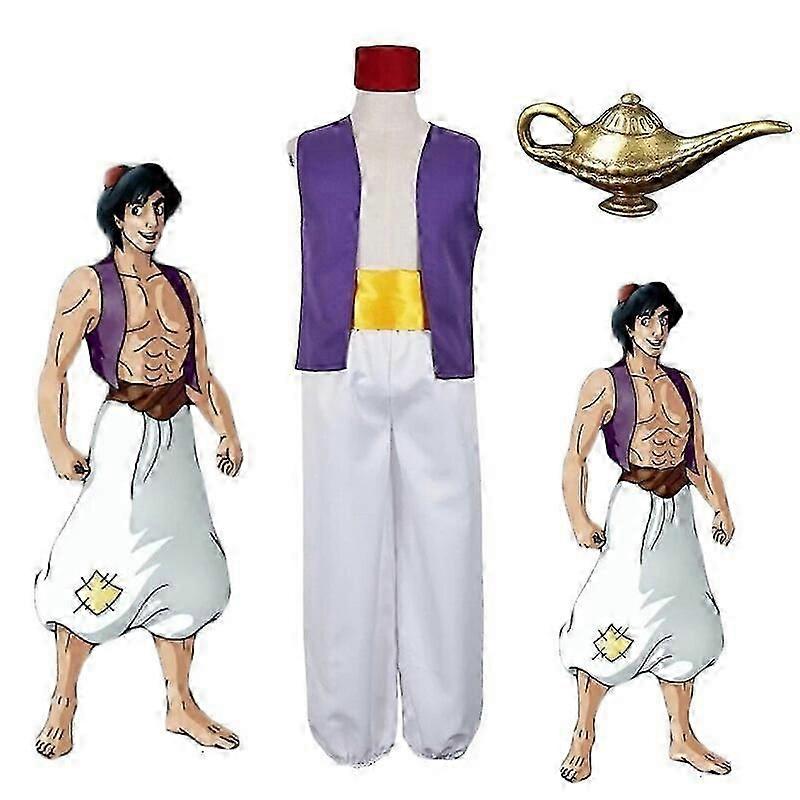 هالوين الكبار الخيال الأسطوري الأمير علاء الدين ألف ليلة أنيمي كوسبلاي زي كامل