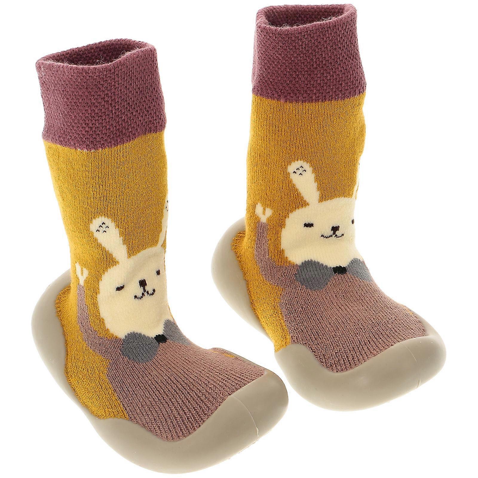 Children Learning Socks Anti-Slip Baby Socks for 1Pair Spring Autumn