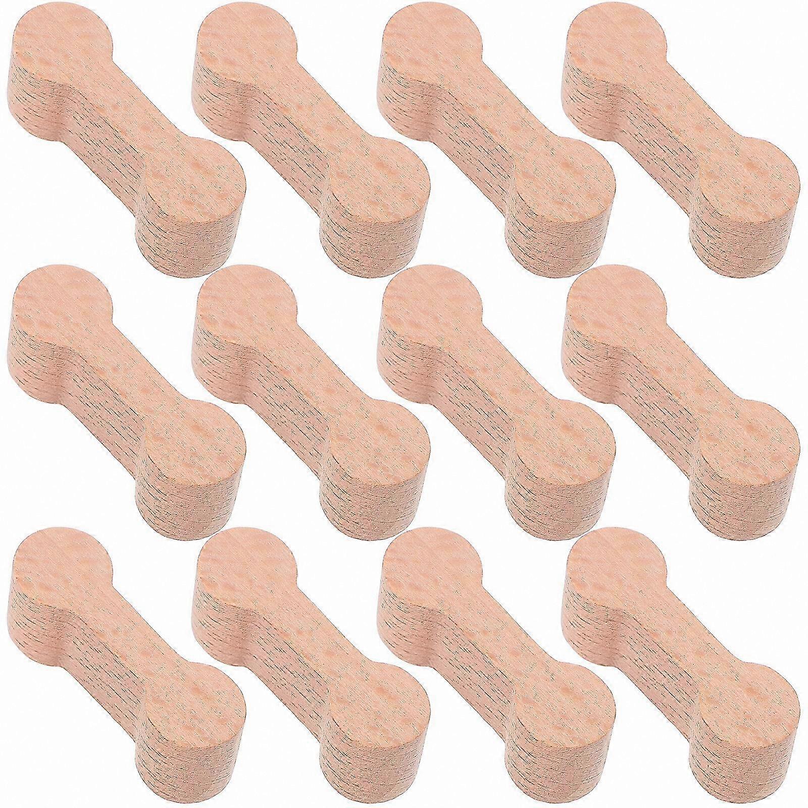 16-Piece Wooden Train Track Connectors for Railway Playsets Expansion Toys-Compatible with Most Rail Systems