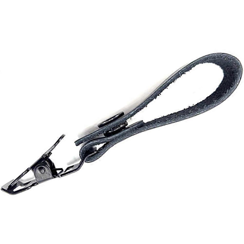 2Pcs Anti-Lost Mittens Clip for Firemen Waist Use Black Durable