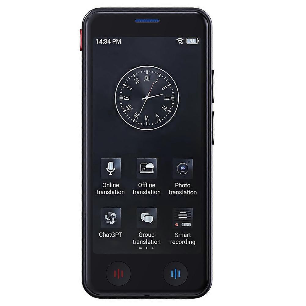 Portable Language Translator Device,Ai Instant Two-Way 139 Foreign Translator for Business Travel Support Voice, P o