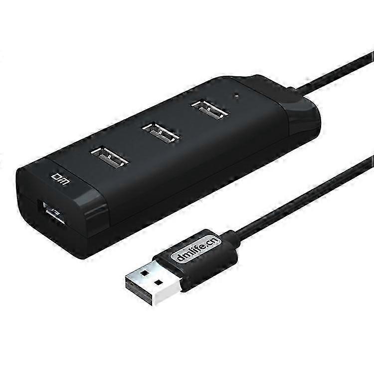 DM CHB006 4 Ports USB 2.0 Extension Hub High Speed Splitter for U Disk / Hard Drive / Mouse / Keyboard