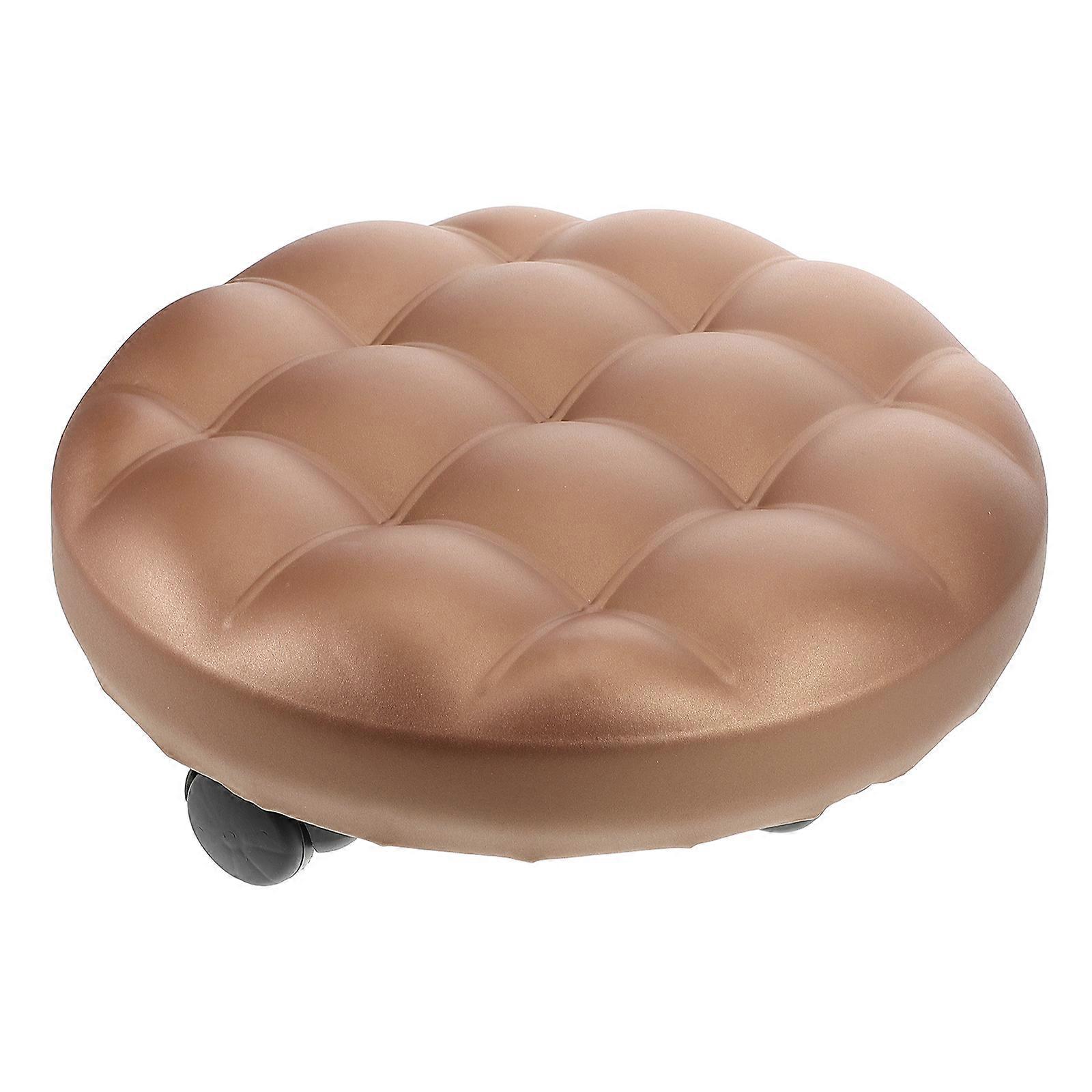 Low Small Stool with Wheels for Home Use Convenient Rolling Stool