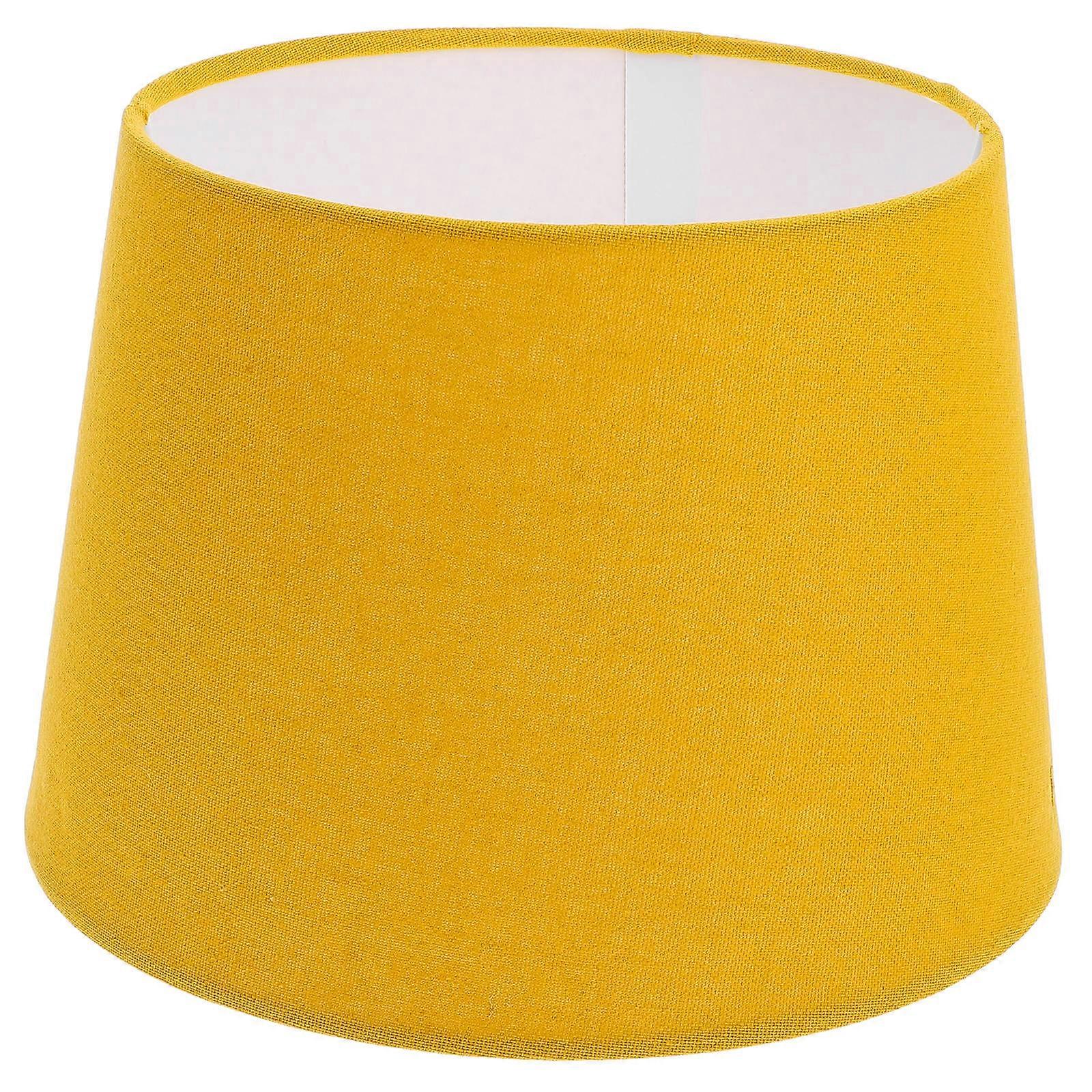 Decorative Table Lamp Shade 2Pcs Replaceable Light Cover For Floor Lamp Fabric Design Ideal For Home Bar Study Yellow