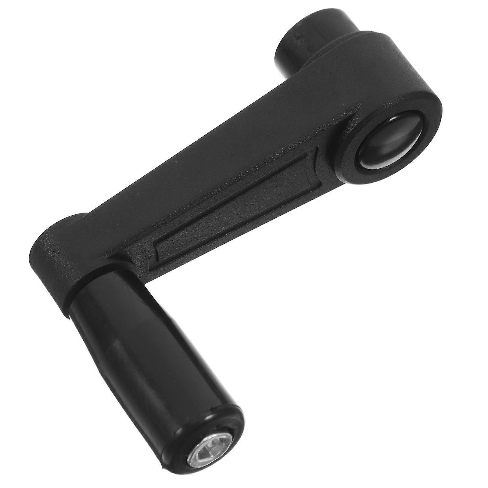 Revolving Handle Nylon Crank For Machine Tool 2Pcs With Round Hole Control Enhancement For Furniture Manufacturing