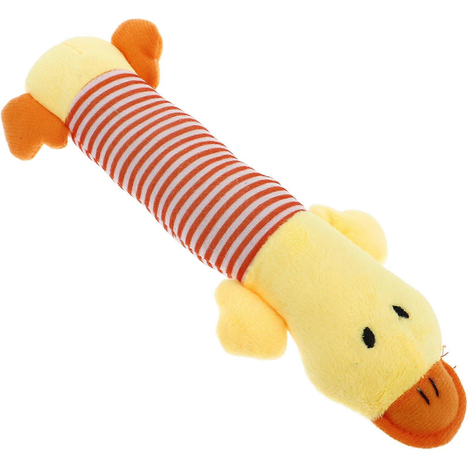 Play Bone Toy Plush Dog Toys for Chew and Fetch 2Pcs Squeaky Toys