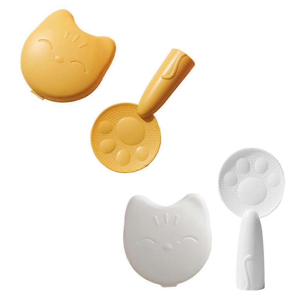 Table Rice Spoon Simple Appearance Restaurant Use 17.8X9X3.7CM Convenient to Scoop Rice 2 Sets
