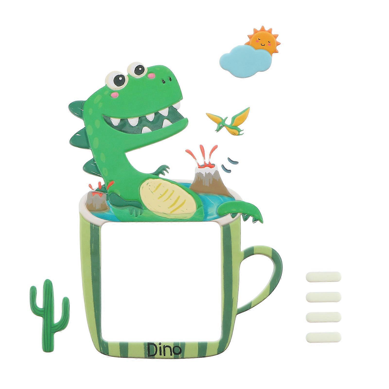 Cartoon Sticker Dinosaur Unique Sticker for Decor 3Pcs