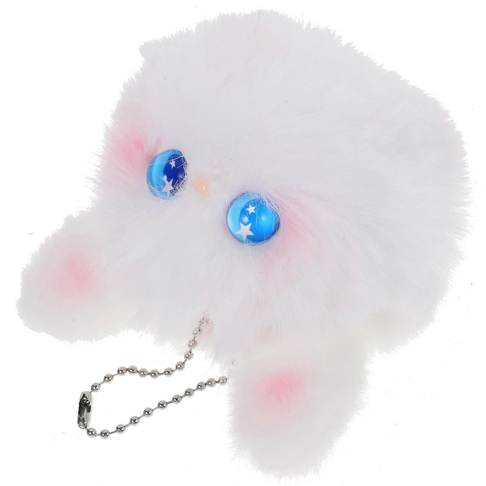 Adorable Bunny Keyring Pendant for Decoration 4Pcs Set