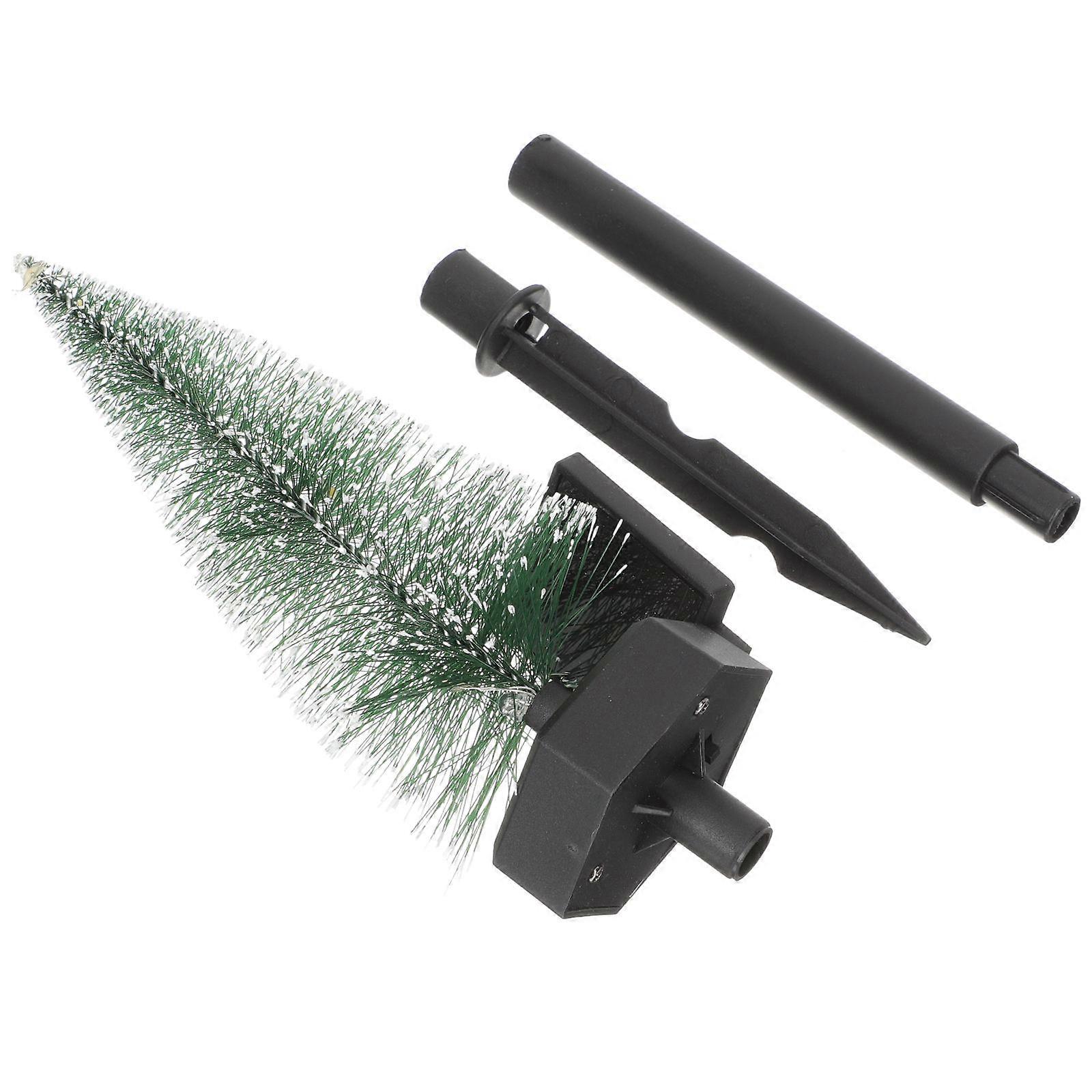 Creative Xmas Tree Light Solar Lamp Ornament for Garden Decor 4Pcs