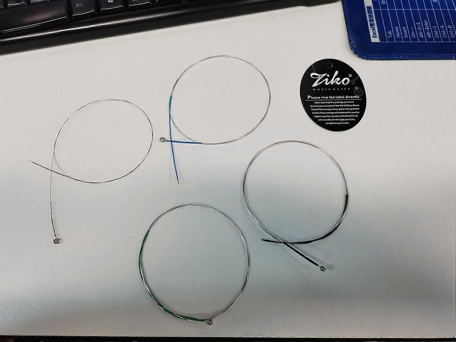 Ziko 1 Set of 4 Violin String E-A-D-G Fiddle String Replacement 4/4 Full Set Violin Musical Instrume