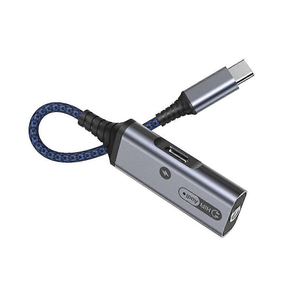 60W Type-C Converter Adapter USB for Charging and Audio 2Pcs Pack