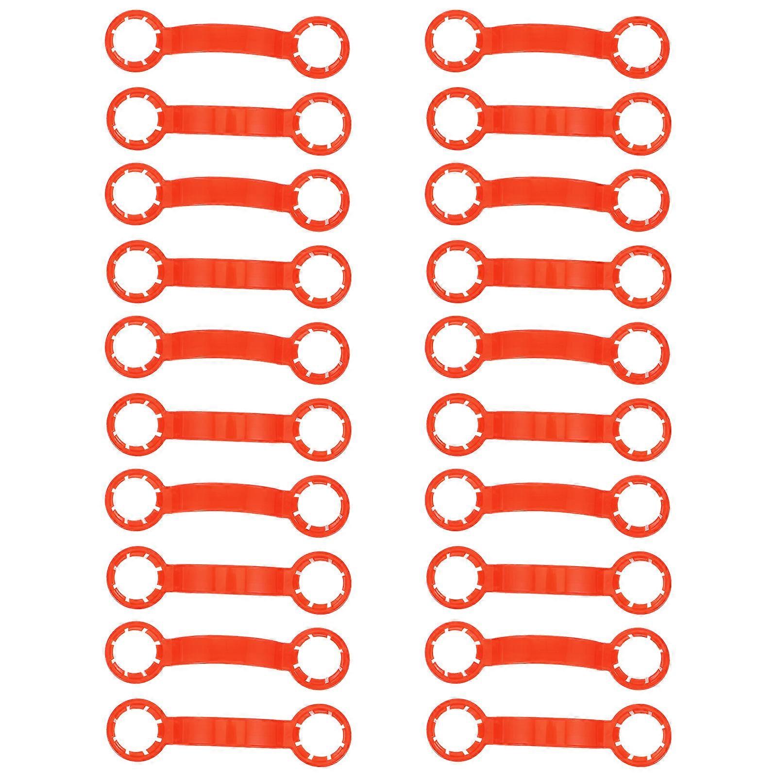 Drink Bottle Carrier Buckles for Outdoor Use 100Pcs Red