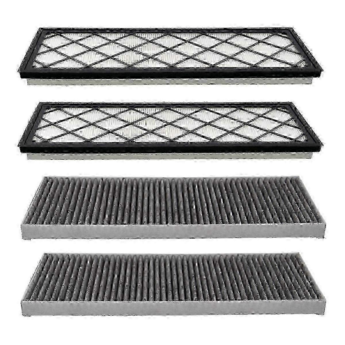 HEPA Cabin Air Filter with Activated Carbon Replacement for Tesla Model Y 2020-2023, Air Intake Filter Compatible with Model Y Acc