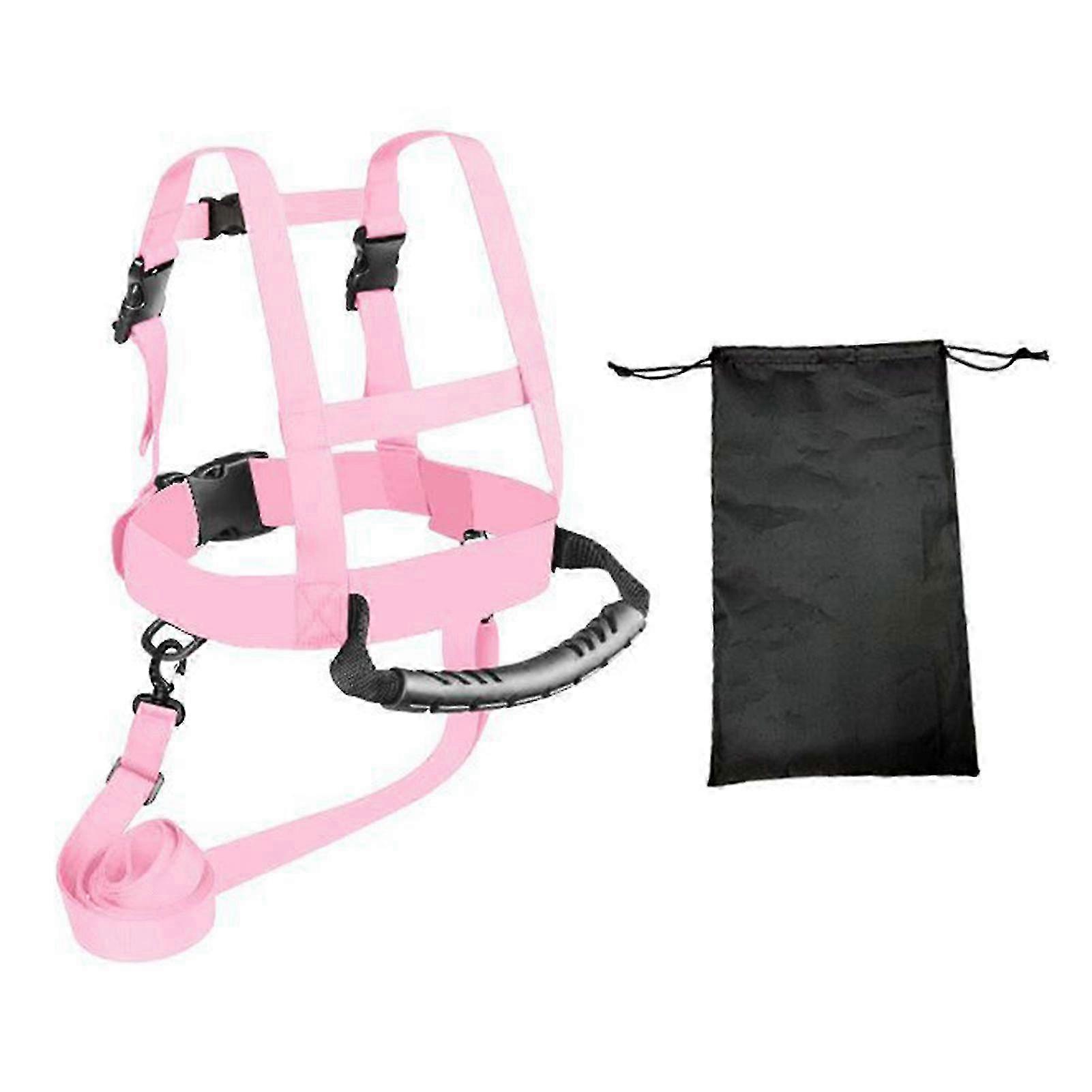 Toddler Skiing Harness Trainer with Removable Leash Adjustable Quick Release Ski Snowboard Equipment Training Harness