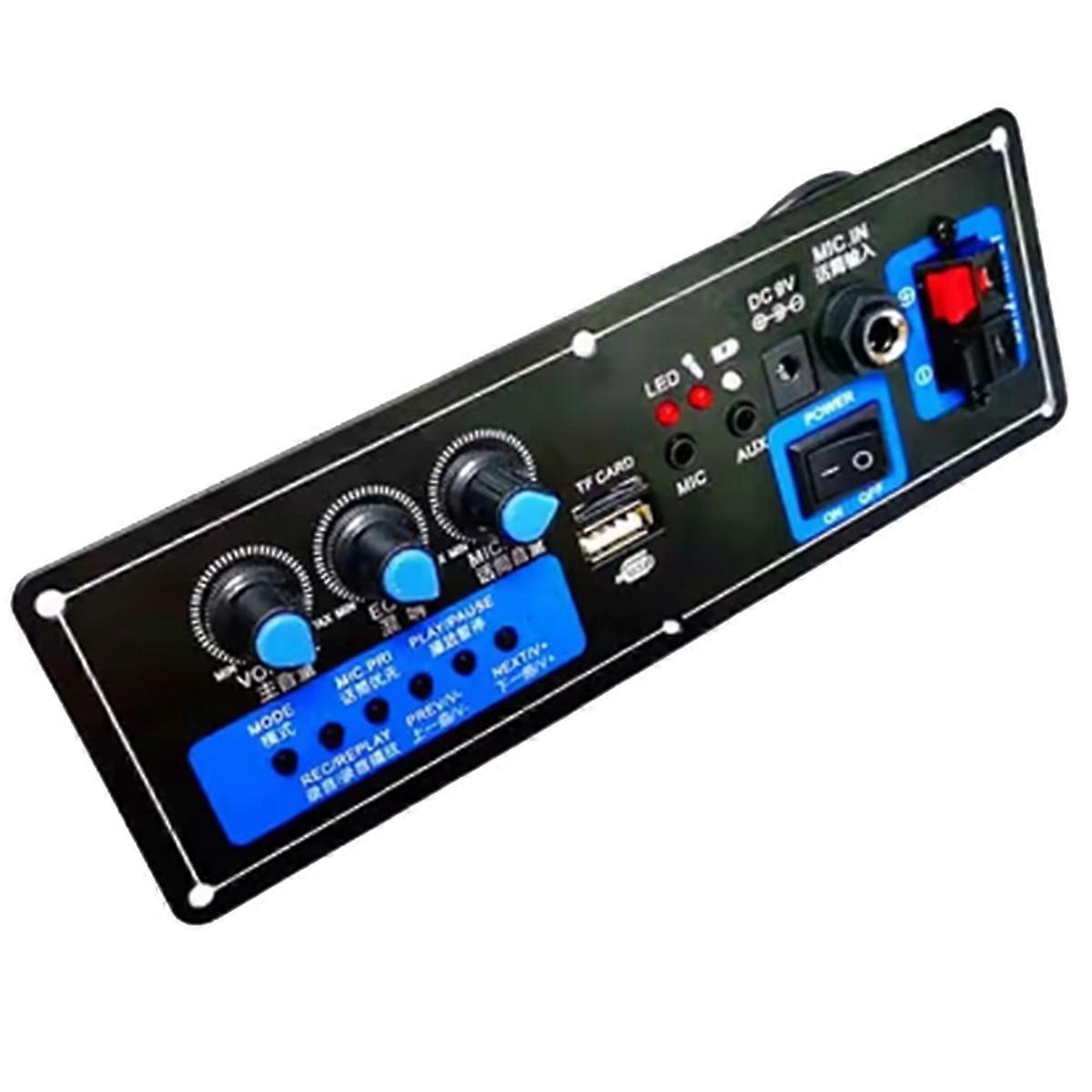 7.4V Audio Motherboard 20W Power Amplifier Board with Bluetooth Recording Radio Decoder Board Radio for Speaker