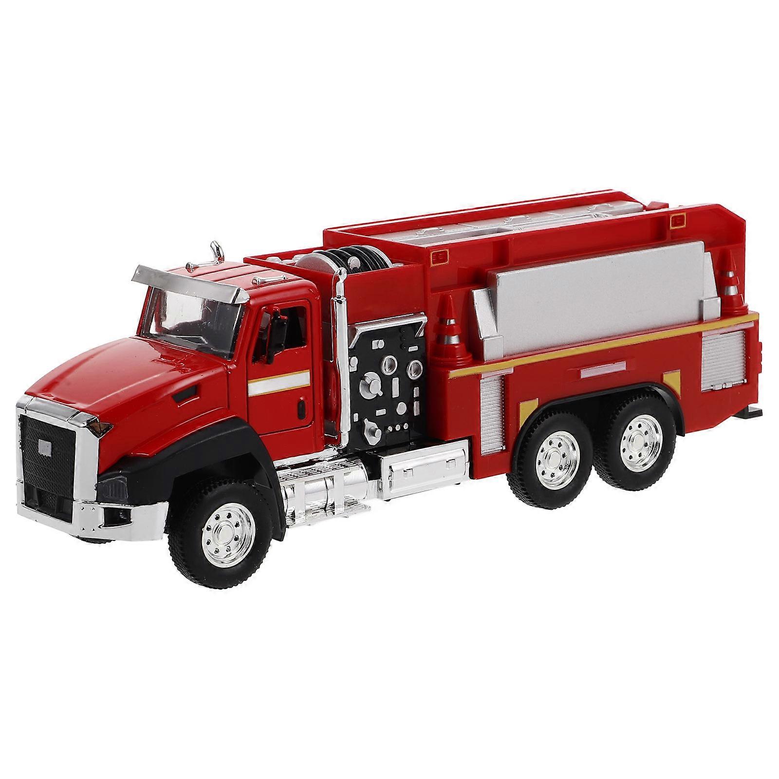 Engineering Vehicle Toy Fire Truck for Construction Playset