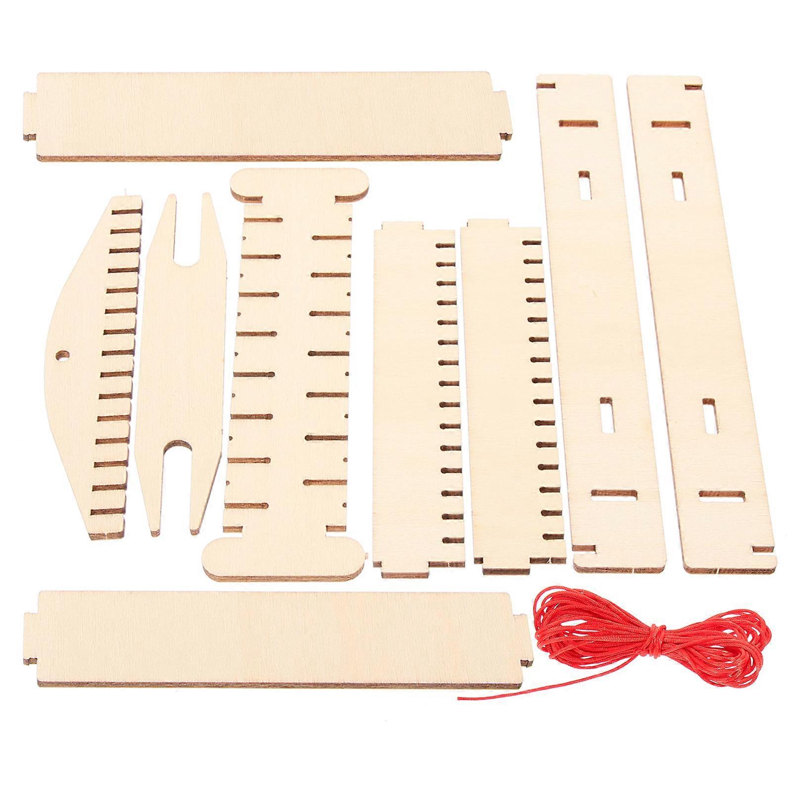 Handmade DIY Loom Weaving Toy Kids Weaving Machine Educational 5Sets