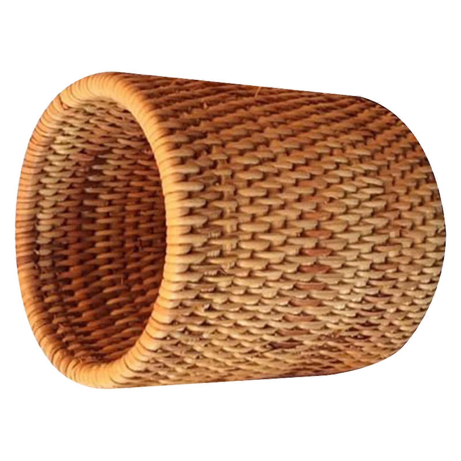 Handmade Rattan Tea Set Container for Multi-Purpose Use 3Pcs Basket