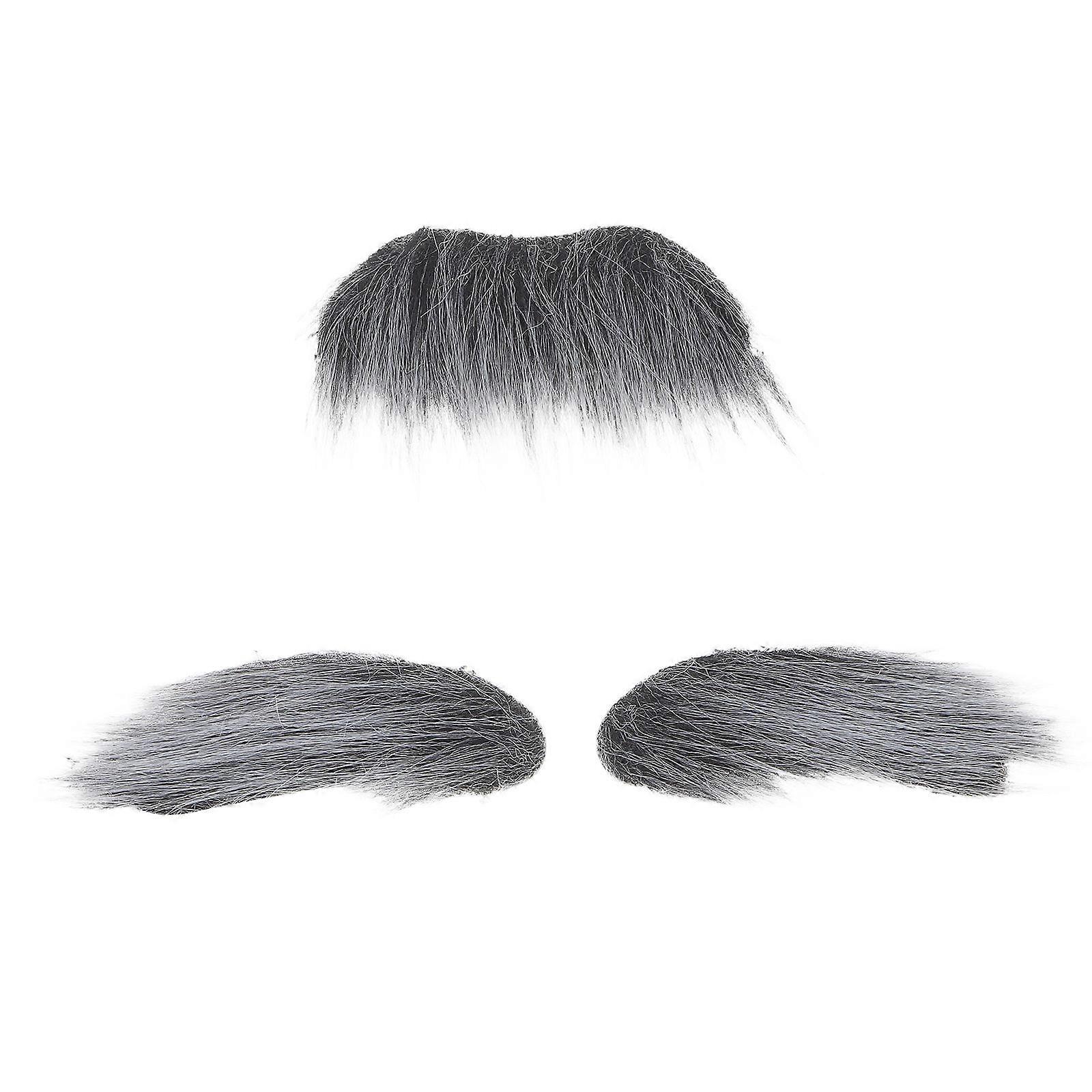 Fake Eyebrow Mustache Set for Decoration 1Set Realistic Halloween Party Prop